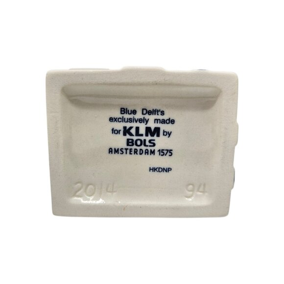 KLM Blue Delft House #94 Bols Dutch KLM Airlines Empty - Picture 7 of 8